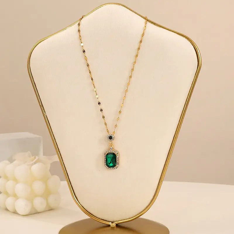 Velvet Metal Jewelry Display Stand Tall Classic Style - Temu | Temu Affiliate Program