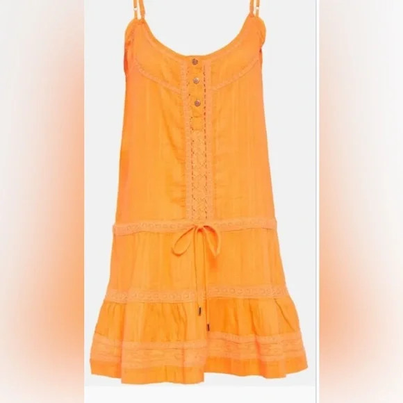 Melissa Obadash orange mini dress (size M) | Poshmark