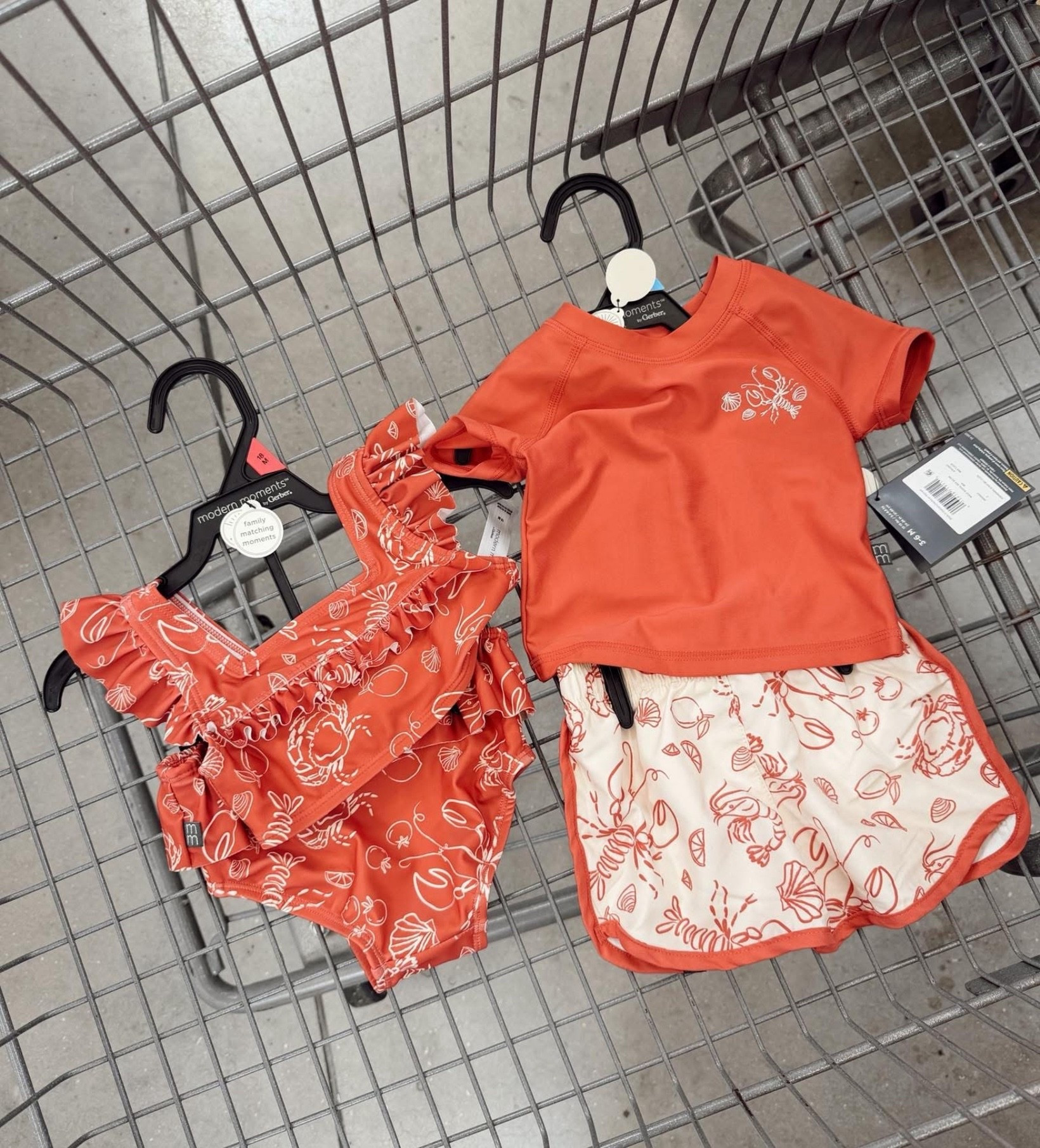 Brother & sister matching swimwear 🦀

#LTKKids #LTKmomlife #LTKBaby