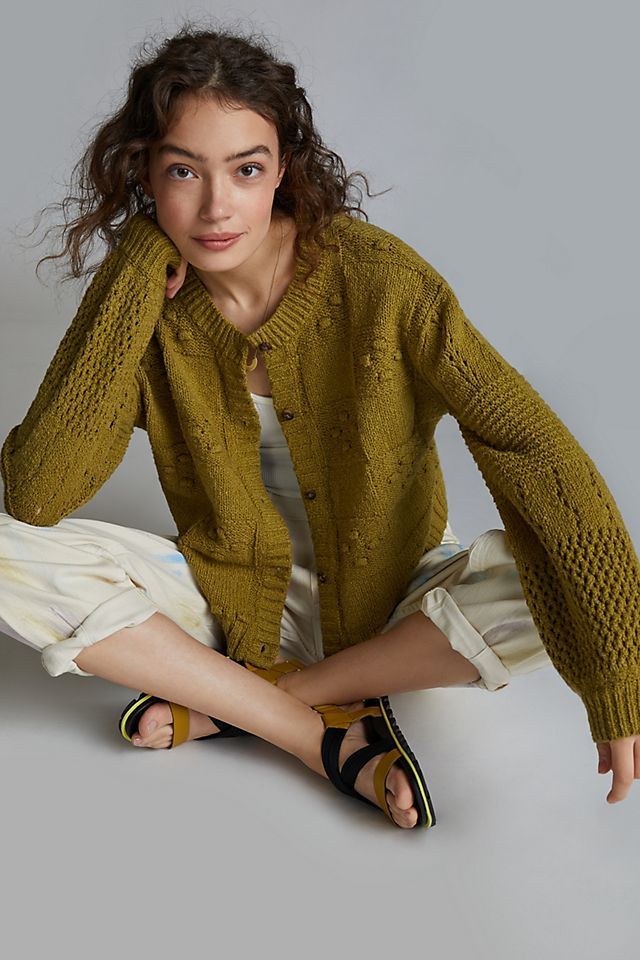 Pilcro Diana Cropped Cardigan | Anthropologie (US)