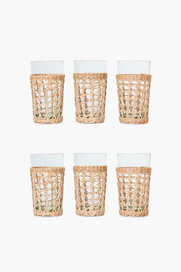 Seagrass Cage Highball Set of 6 | Tuckernuck (US)