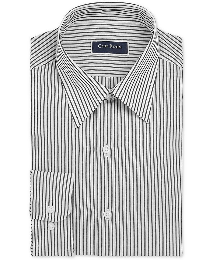 Men's Classic/Regular-Fit Stripe Dress Shirt, Created for Macy's | Macys (US)