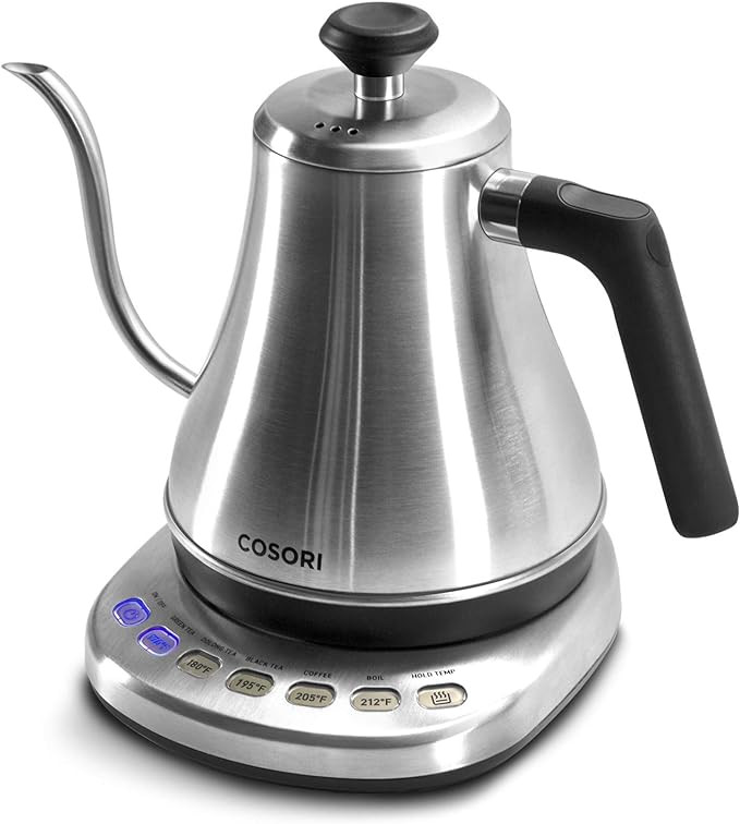 COSORI Gooseneck Electric Kettle with 5 Variable Presets, Pour Over & Coffee maker, 100% Stainles... | Amazon (US)