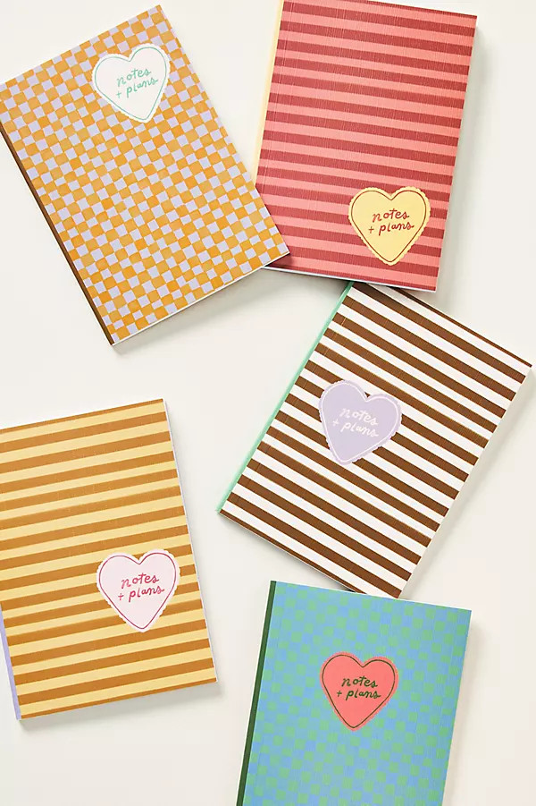 Anthropologie Pattern Lover Journals, Set of 5 | Anthropologie (US)