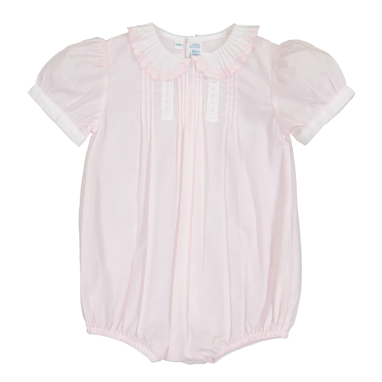 Heirloom Collection Girls Vintage Scalloped Collar Romper | Feltman Brothers