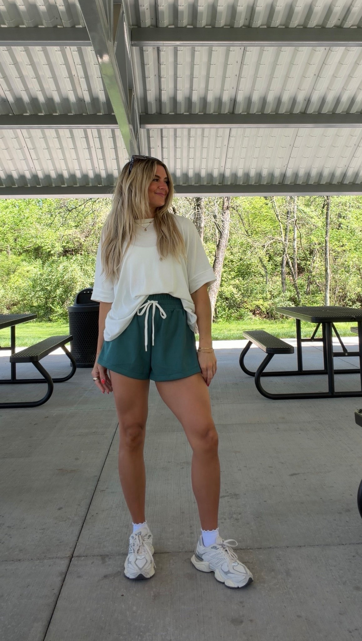 park day slay!!! medium in shorts, small in top! 