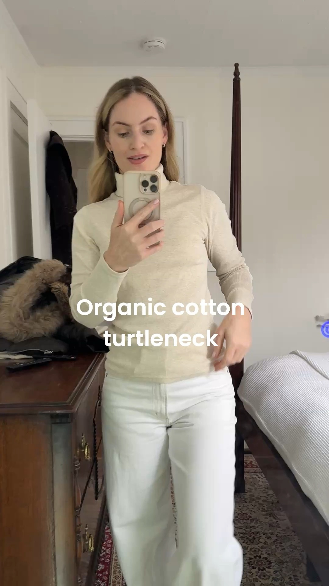 Organic cotton micro ribbed turtleneck from quince

Quince turtleneck, cotton turtleneck, organic cotton, organic cotton turtleneck, quince, ootd

#LTKFindsUnder50 #LTKootd #LTKWorkwear