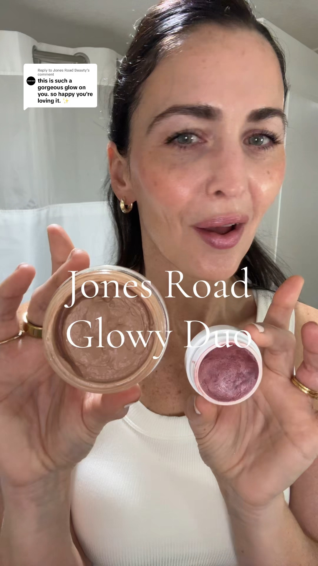 Perfect light foundation and balm that feels like a moisturizer and gives a glow. 

#LTKMothersDay #LTKBeauty #LTKOver40