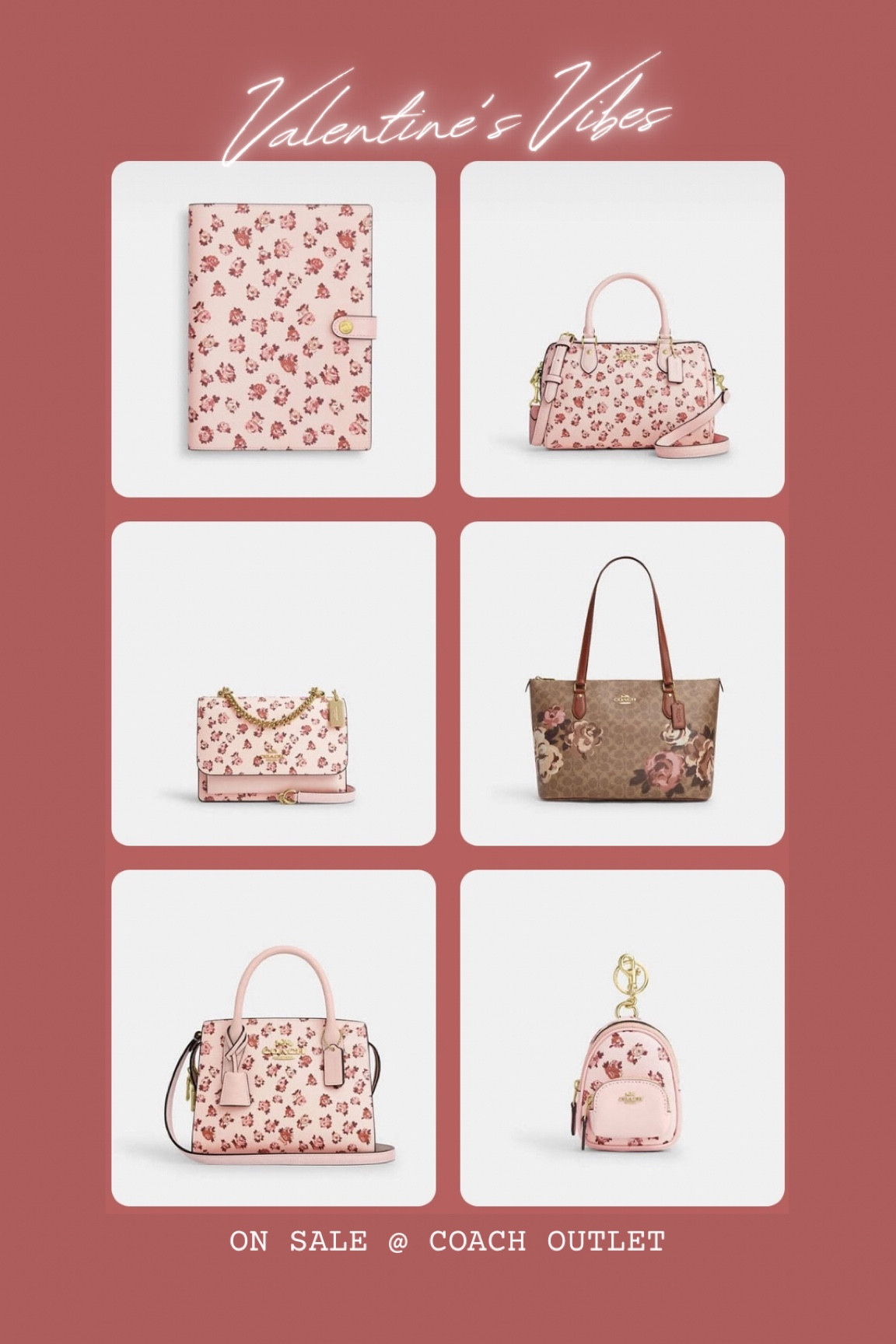 Valentine’s Day inspired handbags on sale at Coach Outlet! 

All under $200! Perfect gifts for her! 

#LTKSaleAlert #LTKItBag #LTKStyleTip