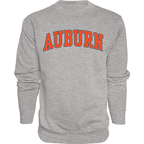 Blue 84 Men's Auburn Tigers Arching Team Name Dark Heather Crewneck Sweatshirt, Auburn Tigers Dark Heather, Medium | Amazon (US)