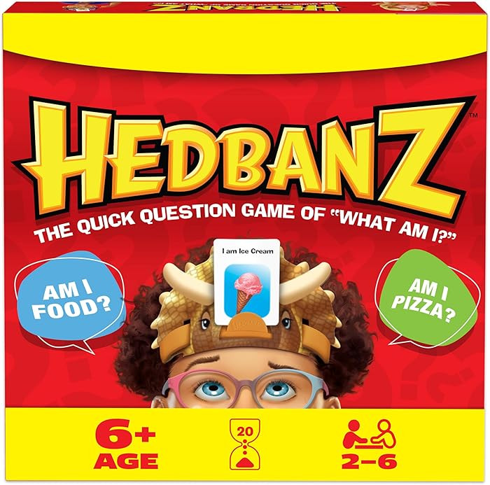 Spin Master Games, Hedbanz 2023 Edition with New Cards, Picture Guessing Board Game, for Family &... | Amazon (US)