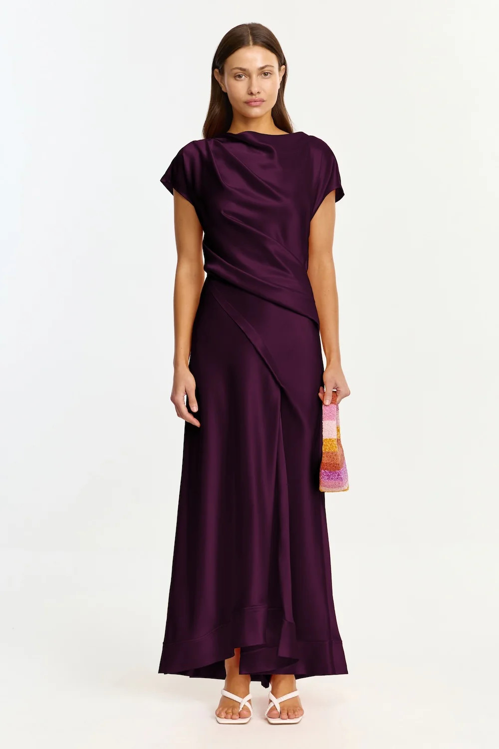 Glatton Maxi Dress in Fig Purple | Acler
