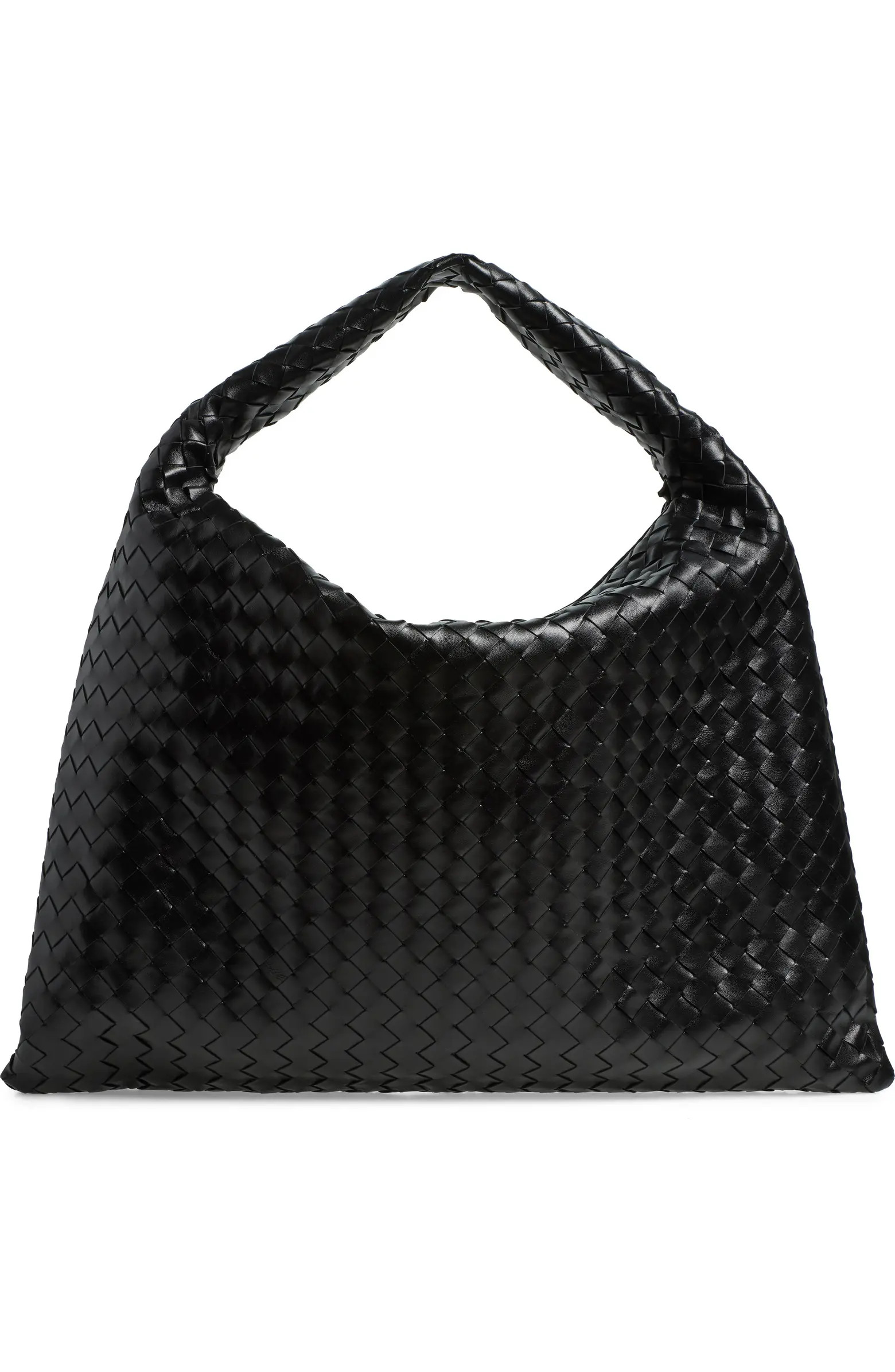 Large Hop Intrecciato Leather Hobo Bag | Nordstrom