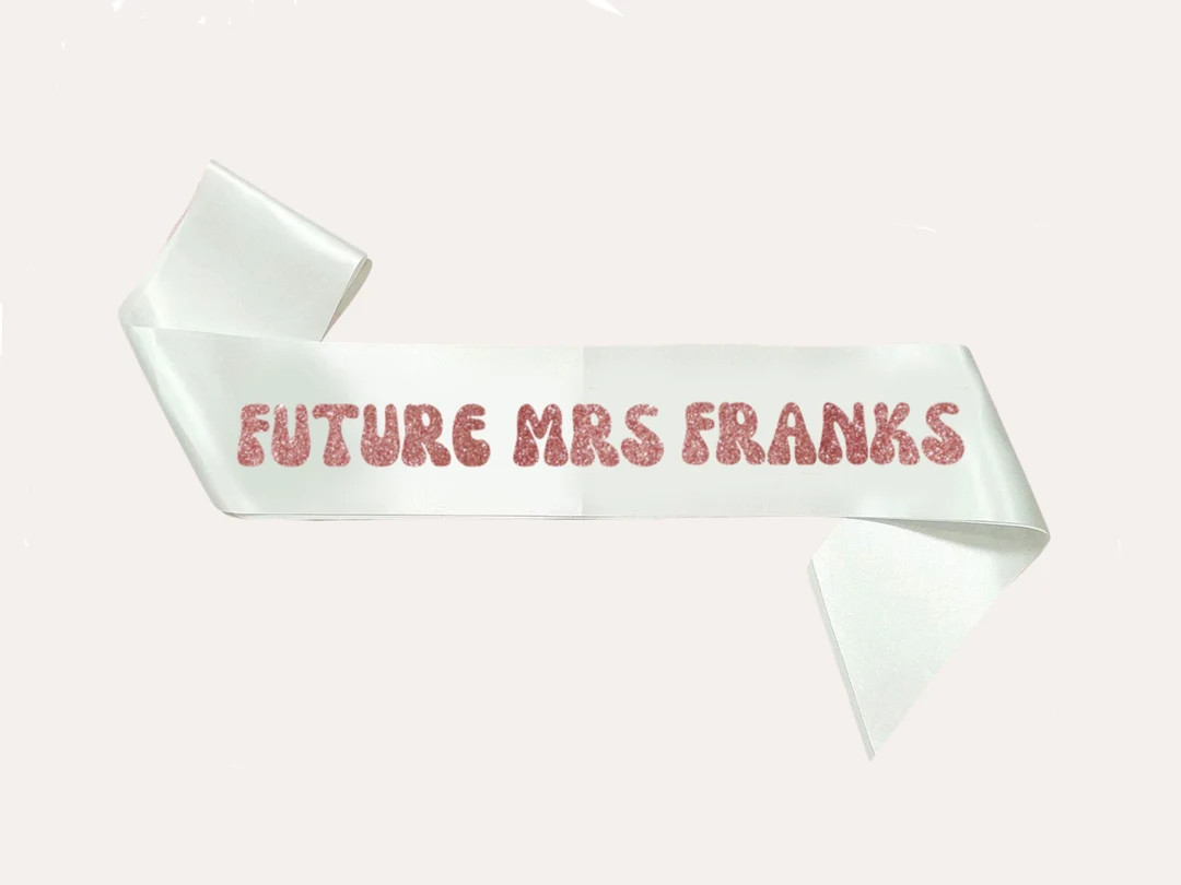 FUTURE MRS SASH for Retro Bachelorette Party Groovy Bride, Bach to the 70s, Throwback Bachelorett... | Etsy (US)