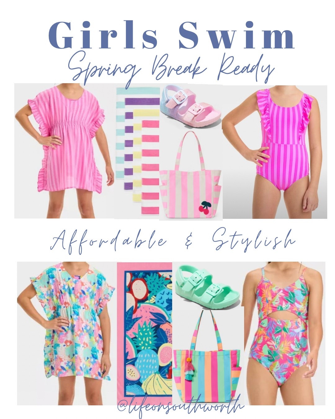 Spring break is right around the corner! Loving these fun swim finds for girls. Are you Team Floral or Team Stripes? Both are super cute & perfect for pool and beach days coming up! 

#LTKSwim #LTKSeasonal #LTKKids