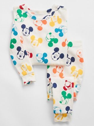 babyGap | Disney 100% Organic Cotton Mickey Mouse PJ Set | Gap Factory