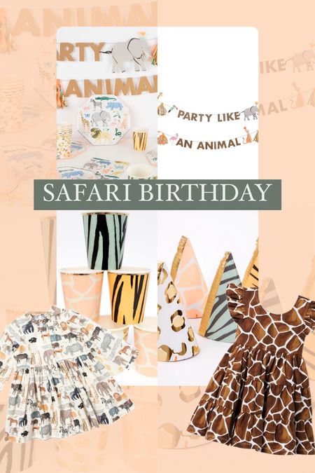 Safari birthday party // party like an animal theme // kids party decor 

#LTKparties #LTKkids #LTKfamily