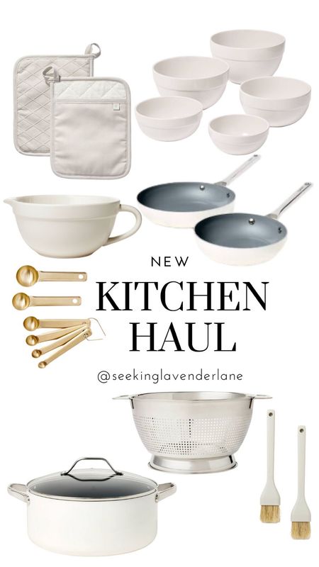 New kitchen new cookware! Loving this new line from Target! The prices are amazing and I ordered it picked up all these! #target #kitchenrenocation 

#LTKhome #LTKHoliday