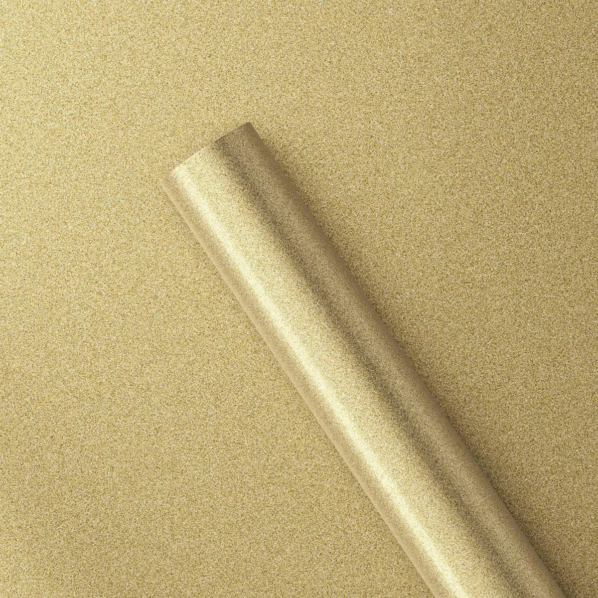 20 sq ft Glittered Christmas Gift Wrap Gold - Wondershop™ | Target