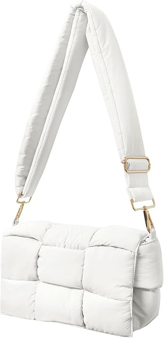 NAARIIAN Shoulder bags for women, Lightweight small puffer purses waterproof, handwoven puffy bag... | Amazon (US)