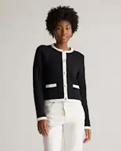 100% Organic Cotton Sweater Jacket | Quince