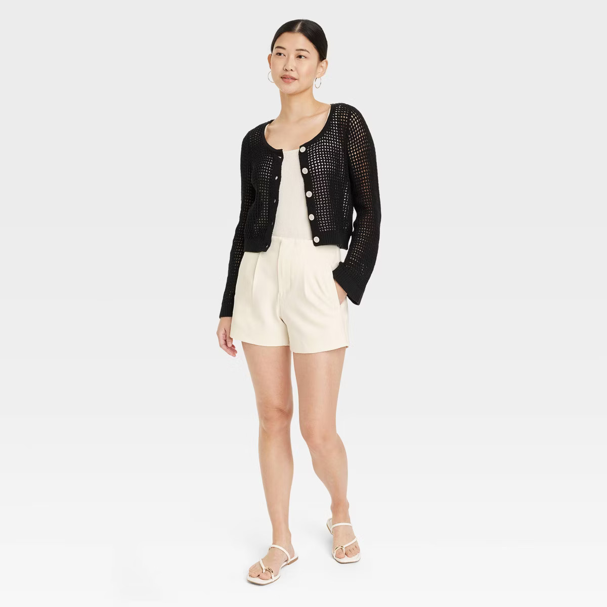 Women's High-Rise Tailored Shorts - A New Day™ | Target