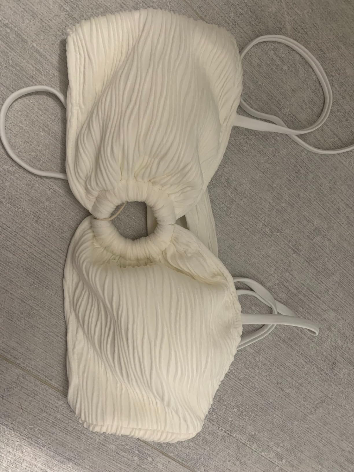 Bikini Set for Women O Ring Ruched Bikini Swimsuit Set Adjustable Shoulder Straps Bikini Sets Hig... | Amazon (US)