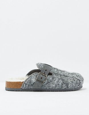 AE Cable Knit Clog | American Eagle Outfitters (US & CA)