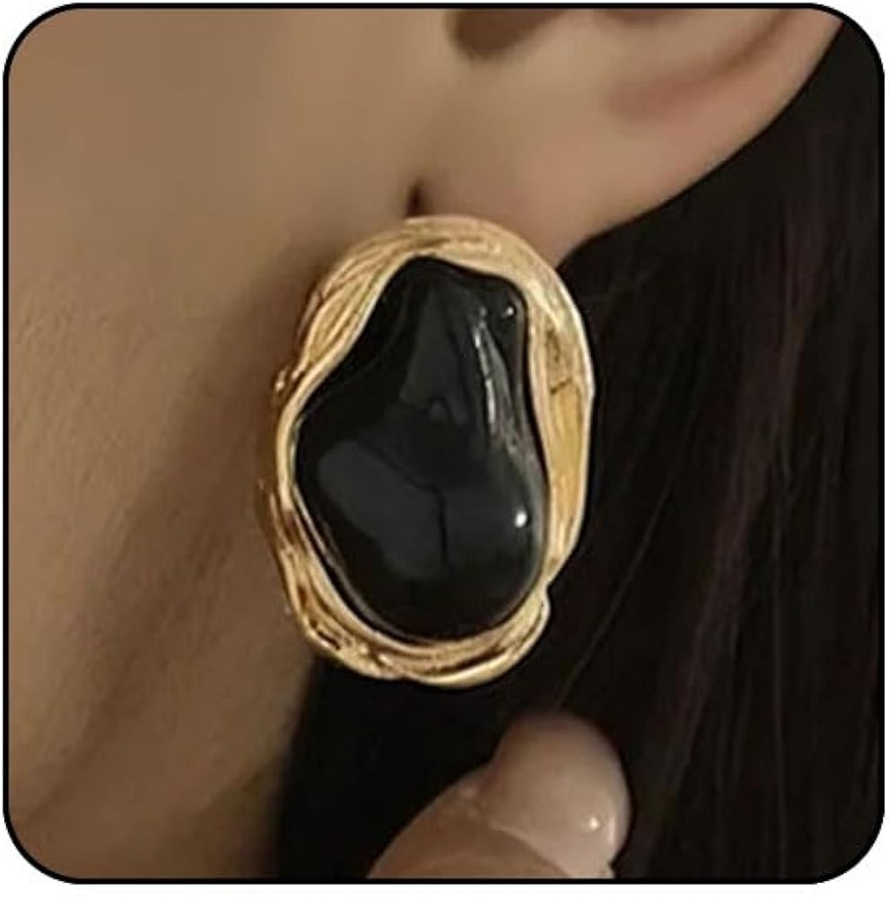 Big Baroque Pearl Earrings for Women Trendy Gold Pearl Statement Earrings Large Gold Chunky Earri... | Amazon (US)