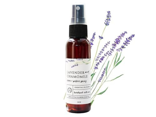 Linen and Pillow Spray - Lavender and Chamomile - 2 oz. Essential Oil Blend Natural Gifts For Women Travel Must Have Accessories and Stocking Stuffer Idea for Her | Amazon (US)