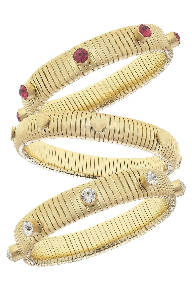 Valentine's Watchband Bangle Stack - STYLE OF THE MONTH | CANVAS