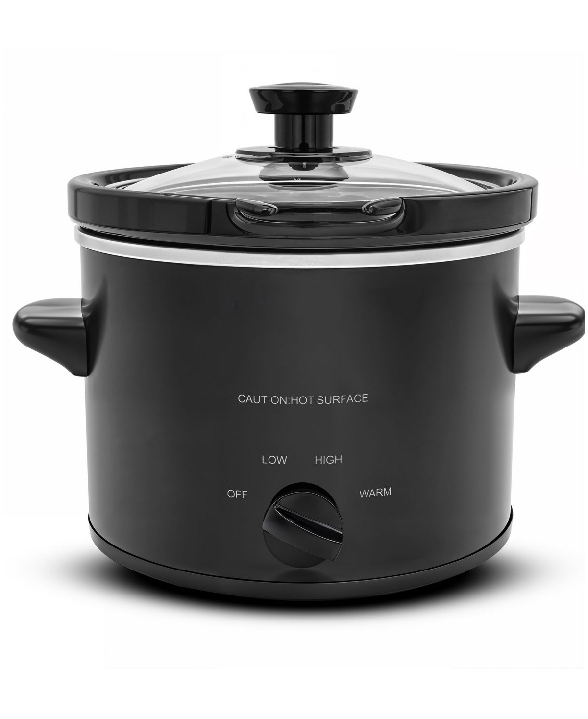Elite Cuisine 2 Quart Compact Slow Cooker - Black | Macy's
