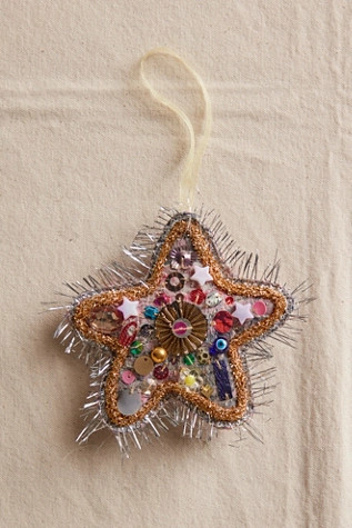 Embellished Tinsel Star Ornament | Free People (Global - UK&FR Excluded)