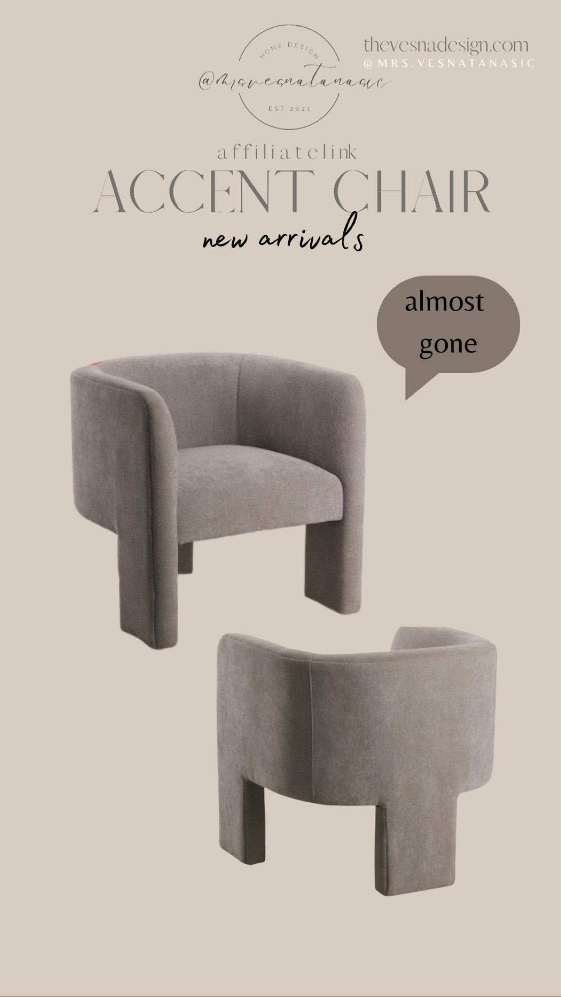 Love these chairs! They are $399 compared to similar going for way more! *almost gone* 

Accent chair, Tj Maxx, barrel chair, tripod chair, arm chair, chair, living room, velvet chair, bedroom, dining room, family room, 

#LTKhome #LTKstyletip #LTKFind