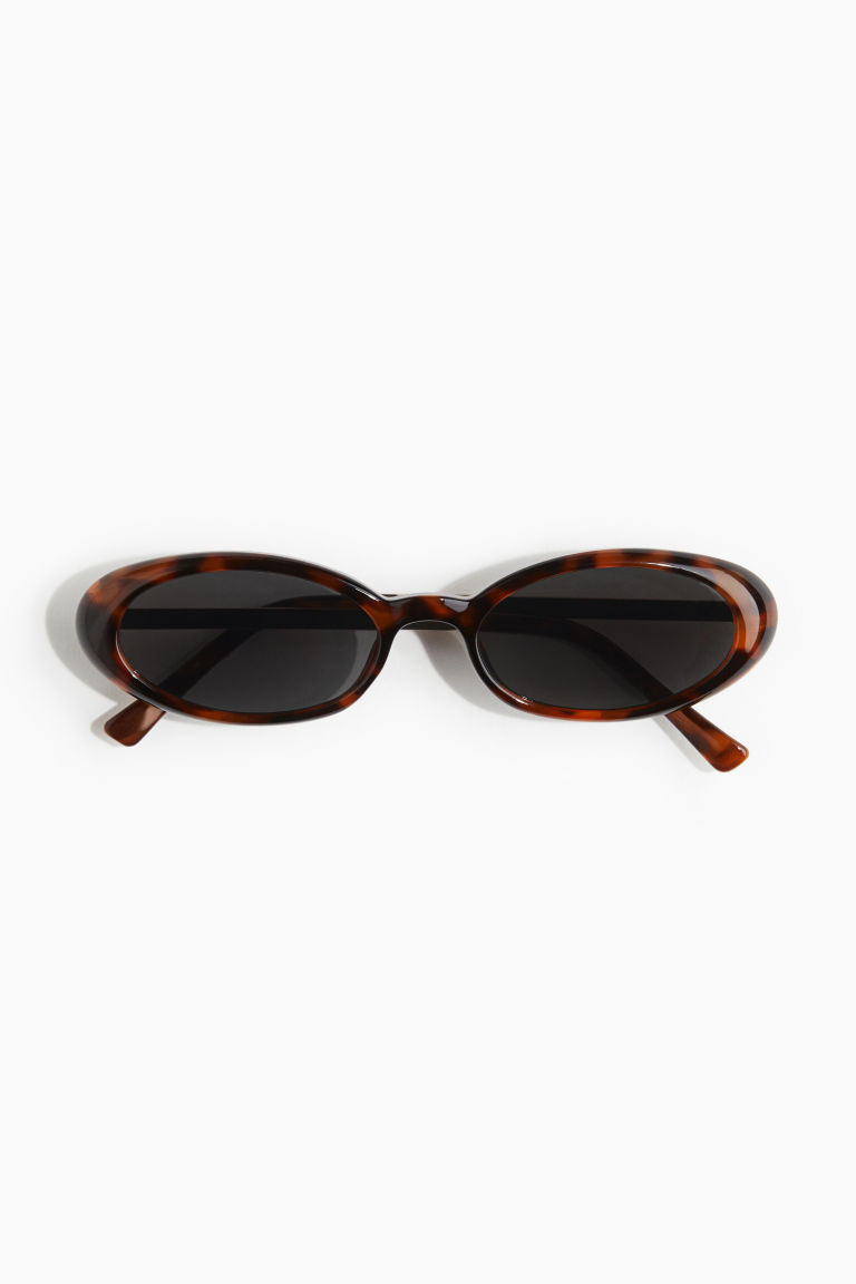 H & M - Oval sunglasses - Brown | H&M (US + CA)