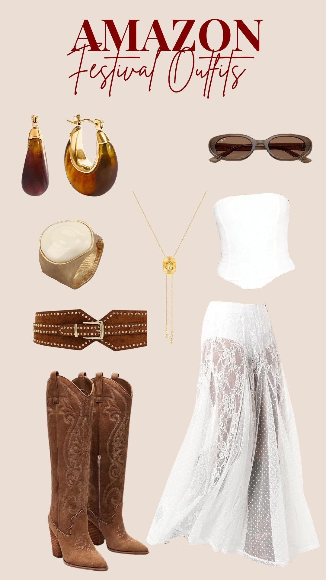 festival outfit inspo!! all from amazon and linked below 👇 boots are on sale!!

#LTKFestival #LTKootd