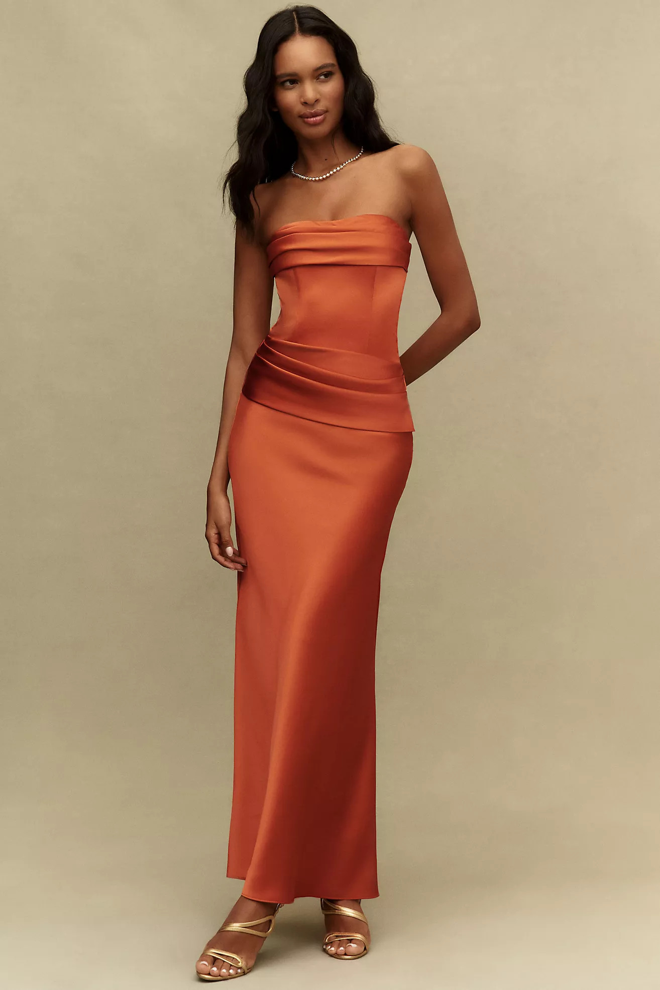 Mare Mare Isabella Strapless Ruched Corset Dress | Anthropologie (US)