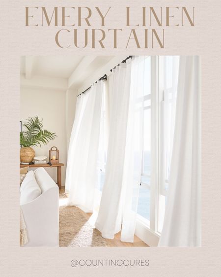 Elevate your home with the timeless elegance of this white curtain from Pottery Barn!
#homedecor #livingroomrefresh #minimalistinspo #neutralaesthetic

#LTKhome #LTKSeasonal #LTKstyletip