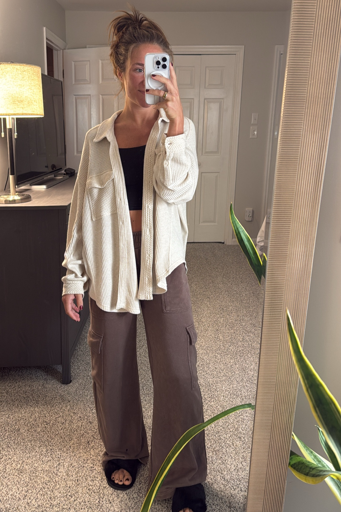 All I want for Christmas is this Aerie waffle shirt in every color 😍