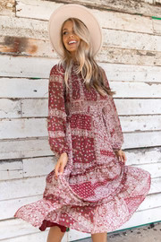 Nassia Dress - Wine | Petal & Pup (US)