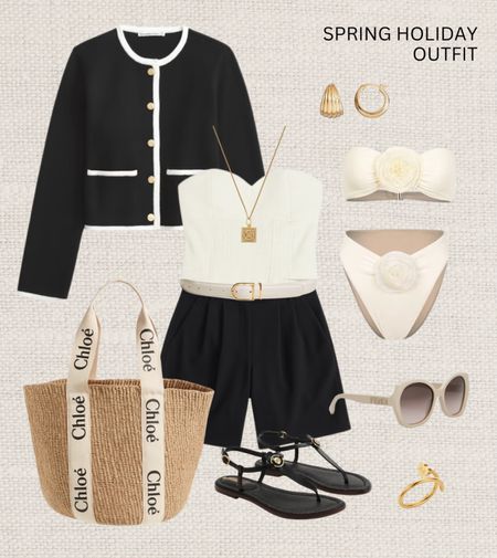 Spring holiday outfit 👙 

Read the size guide/size reviews to pick the right size.

Leave a 🖤 to favorite this post and come back later to shop

Spring outfit, vacation outfit, holiday outfit, resort outfit, cream bikini, rose bikini, swimsuit, sandals, jcrew, t-shirt, abercrombie, one shoulder swimsuit, strappy sandals, chloe tote bag, black shorts, fendi sunglasses, thong sandals, bandeau top, tube top

#LTKSeasonal #LTKstyletip
