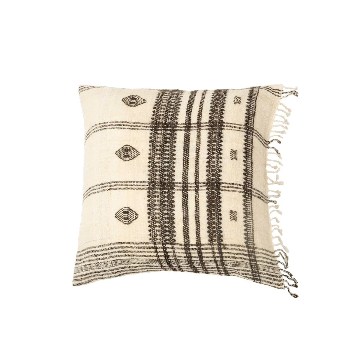 Cream Fringe Pillow | Tuesday Made