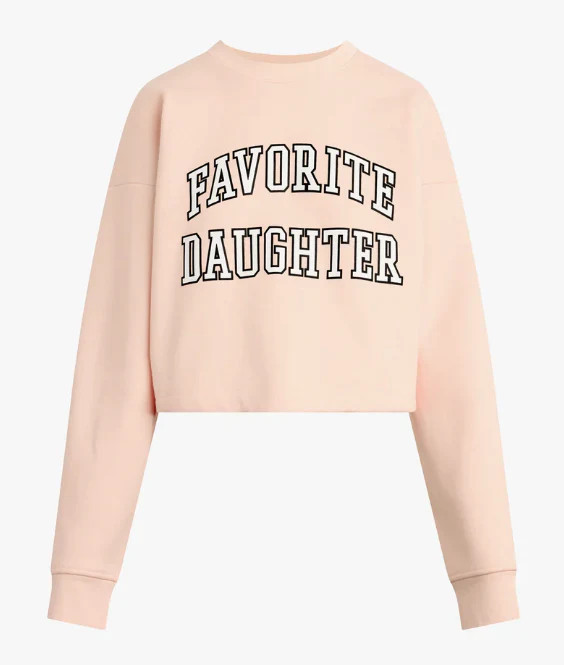 Favorite Daughter Cropped Collegiate Sweatshirt | The Collection Texas