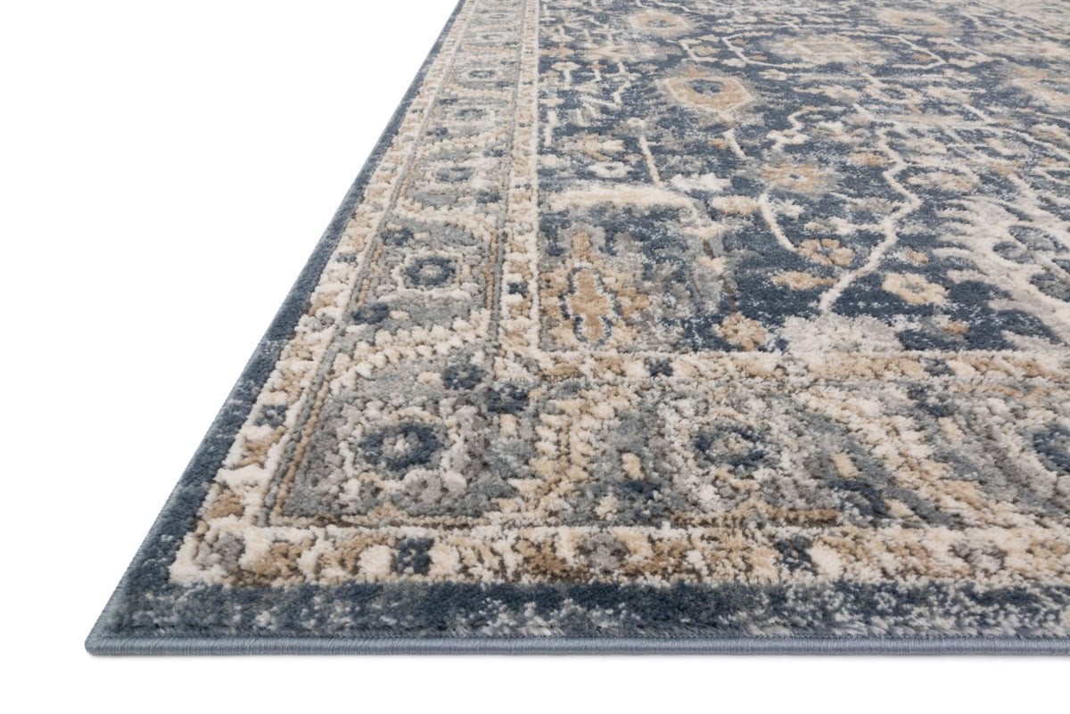 Teagan TEA-03 Denim/Pebble Area Rug | Rugs Direct