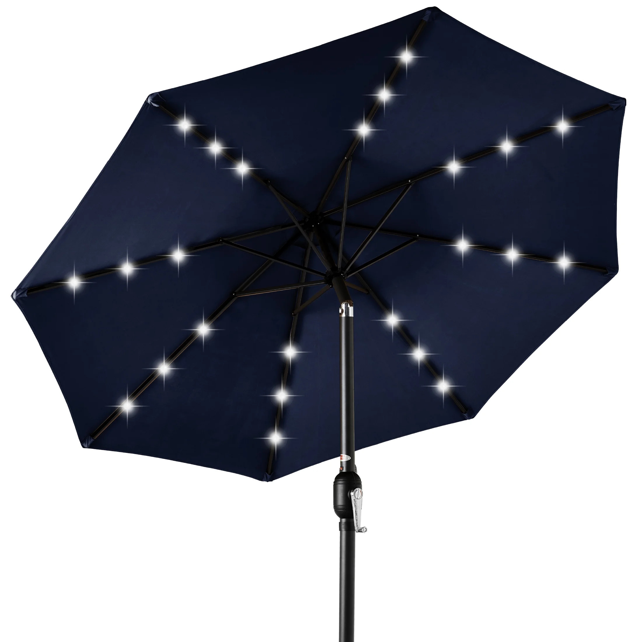 Best Choice Products 10ft Solar LED Lighted Patio Umbrella w/ Tilt Adjustment, UV-Resistant Fabri... | Walmart (US)