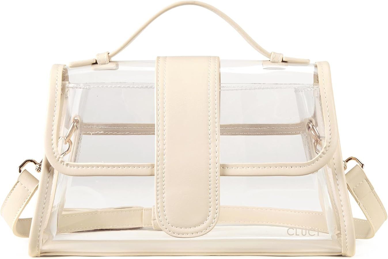 CLUCI Clear Bag for Stadium Events Crossbody Purses for Women Stadium Approved Clear Bag for Conc... | Amazon (US)