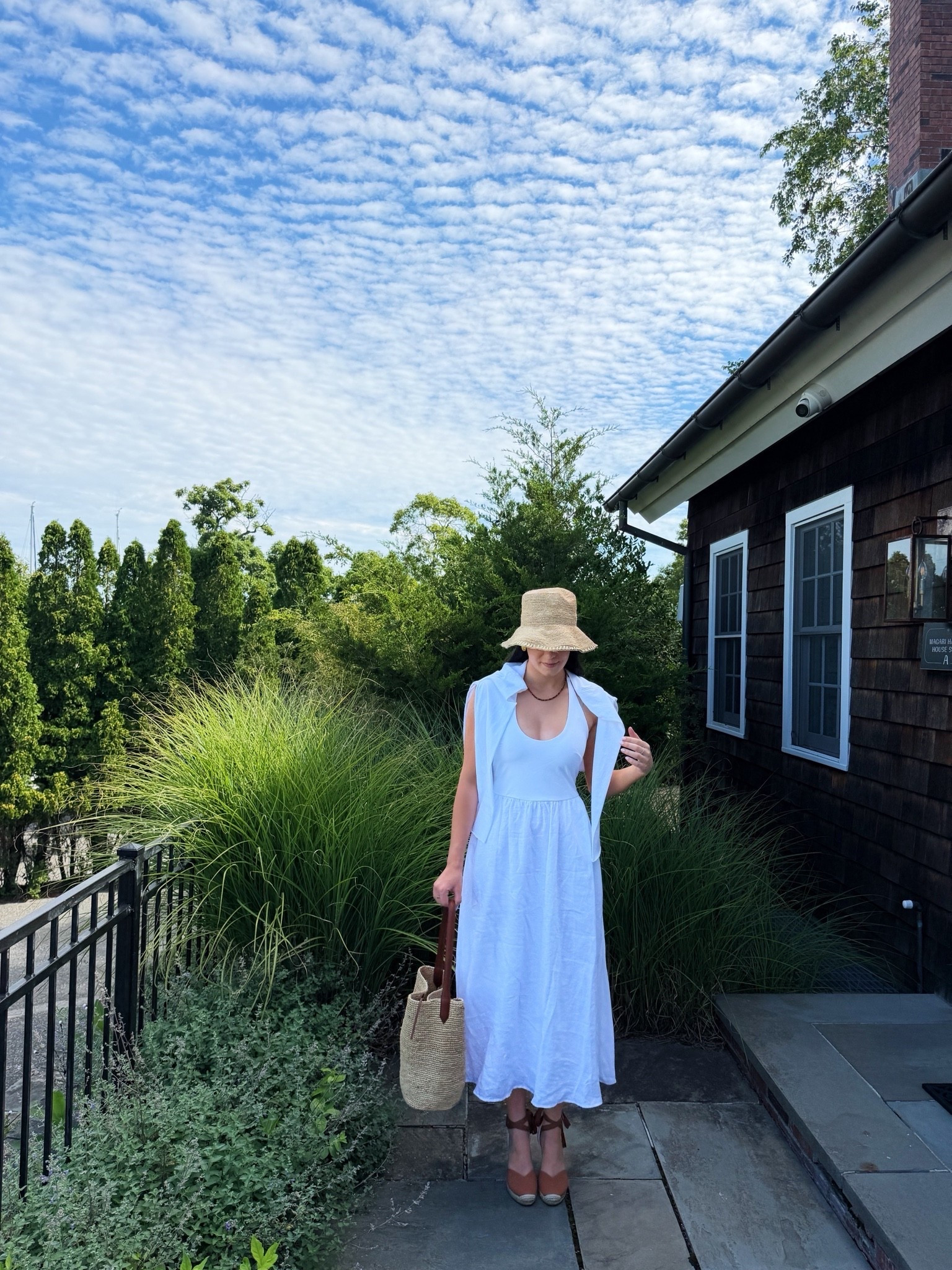 End of summer hues! 🤎 Dress is J.Crew