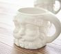 Santa Claus Mugs - White Glaze | Pottery Barn (US)