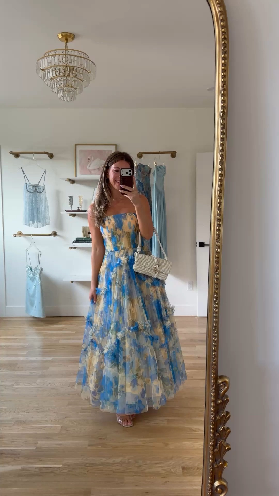 Floral summer wedding guest dresses 💍✨

Revolve code: tulip
mac duggal code: emerson10

sizing:
i'm 5'4" and typically wear a small/2
• hutch strapless maxi dress: 0
• pink ruffle shoulder gown: 0

Floral dress
Wedding guest
Formal event
Special occasion
Black tie
Summer dress
Wedding accessories

#LTKootd #LTKSeasonal #LTKWedding