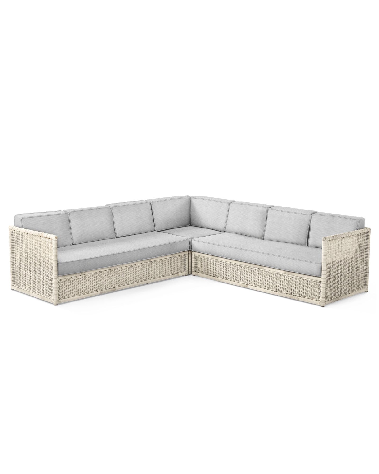 Pacifica Corner Sectional - Driftwood | Serena and Lily